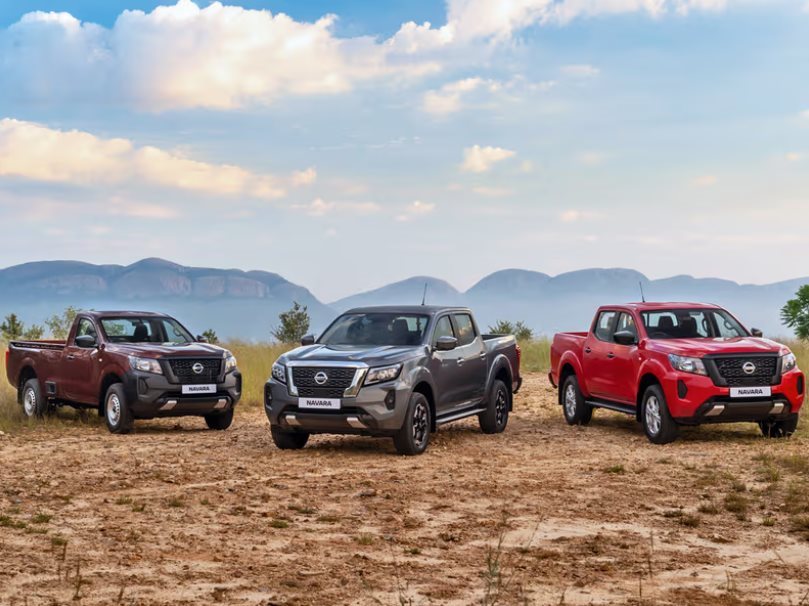 Single- and double-cab Navara units are made at Rosslyn, for SA and other African markets.