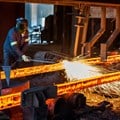 Amit Saini, a director at Eastern Cape-based Coega Steels Pty Ltd, does not doubt South Africa can be Africa’s green-steel hub. Pictured are steel billets produced in the Gqeberha mini mill’s induction furnace. (Image supplied) Supplied