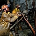 Gold has been predicted to keep rising in 2026. Pictured: Gold mining in South Africa