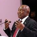 Source: GCIS. President Cyril Ramaphosa seen here at the openinfg of the Sixth South Africa Investment Conference (SAIC 2026) in March this year at the Sandton Convention Centre. Today he launched the Sustainable Infrastructure Development Symposium South Africa.