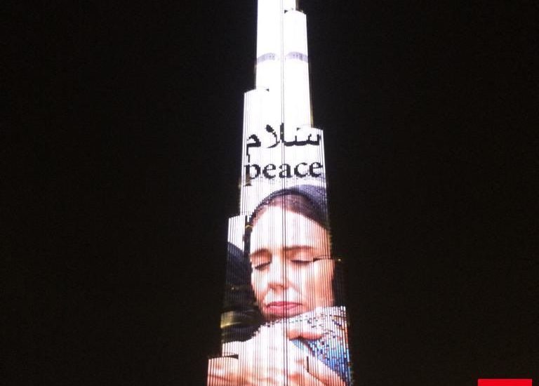 Dubai News: Dubai's Burj Khalifa pays tribute to New Zealand PM