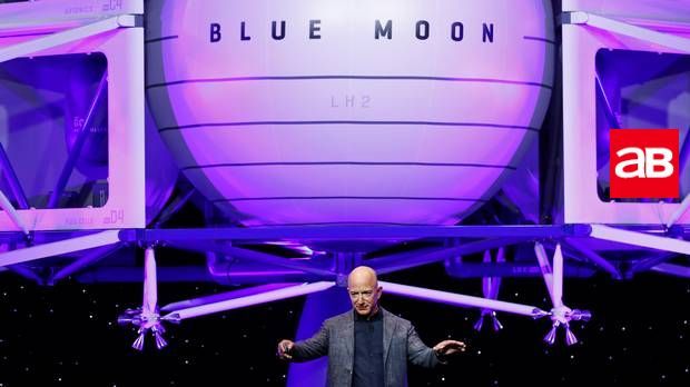 Amazon's Bezos unveils lunar lander project Blue Moon