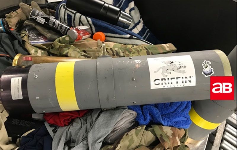 US airport security finds 'souvenir' missile launcher bought in Kuwait