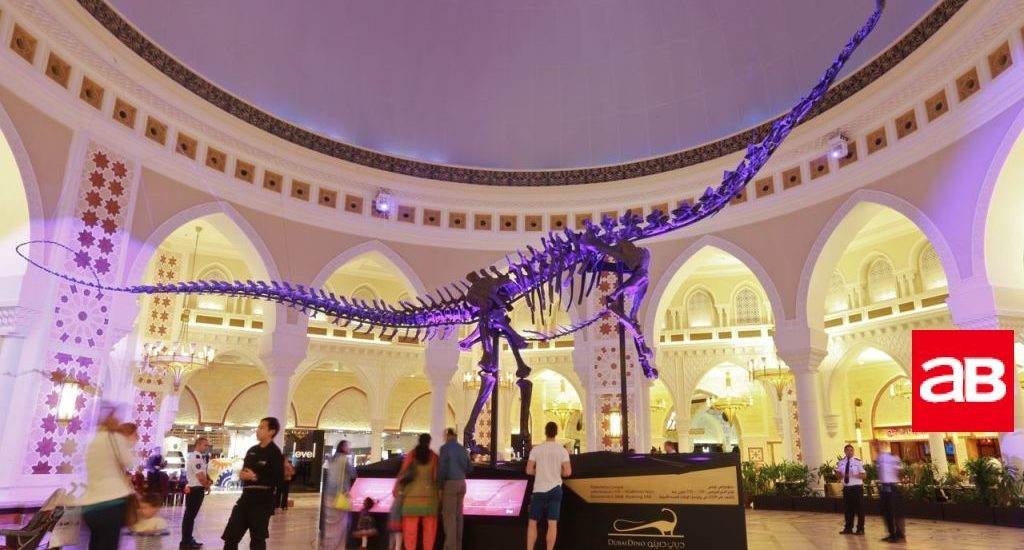 Dubai Mall's dinosaur skeleton to be auctioned online
