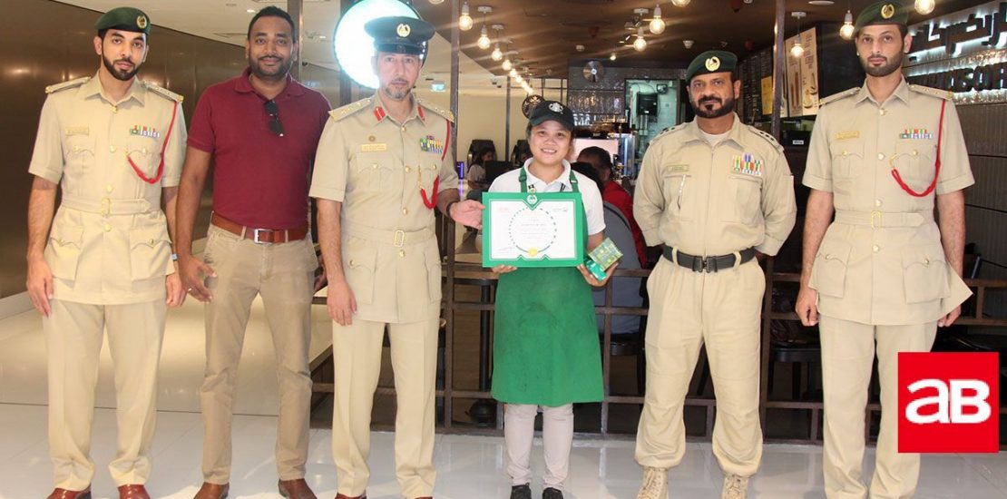 Dubai Police honour Starbucks employee for returning bag with cash, cheques