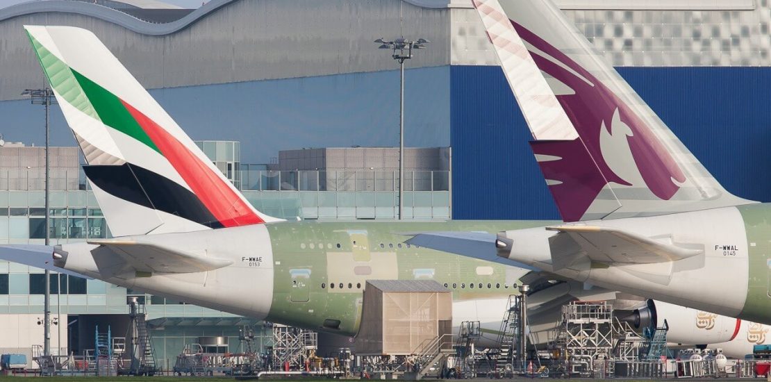 Two Gulf-based airlines named in world's top five